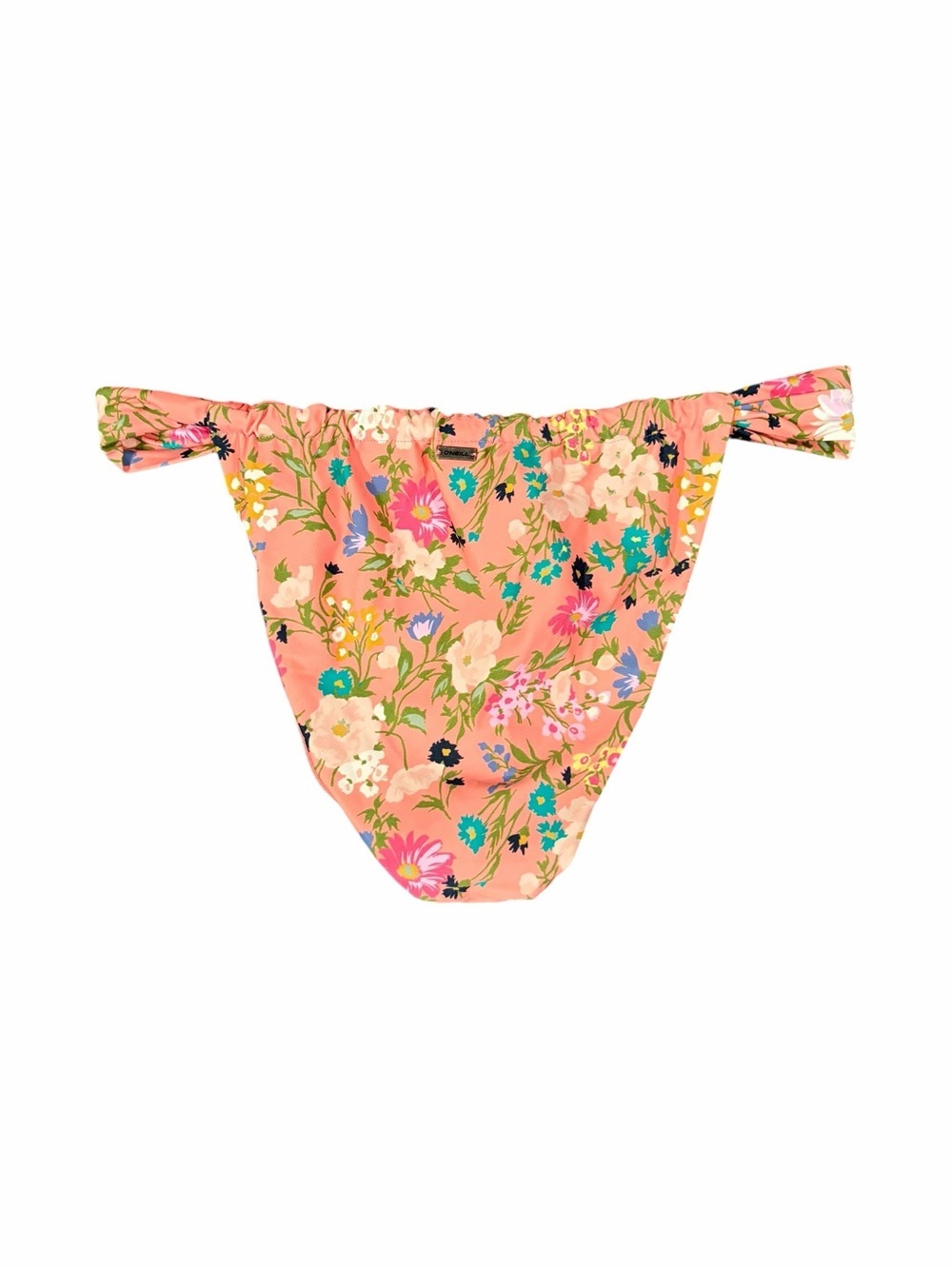 O’Neill Kelly Floral Solimar Medium Bikini Bottoms NWT Peach Floral Size M - Picture 5 of 7